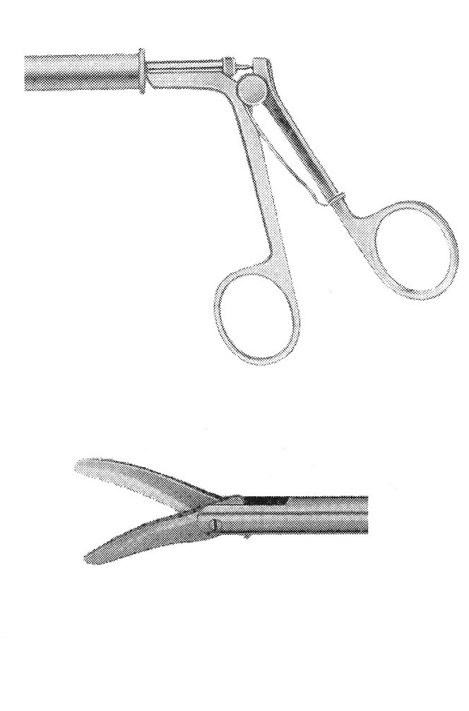 İZOLESİZ MAKAS L MODEL SAPLI  ÇAP : 5MM L:36CM